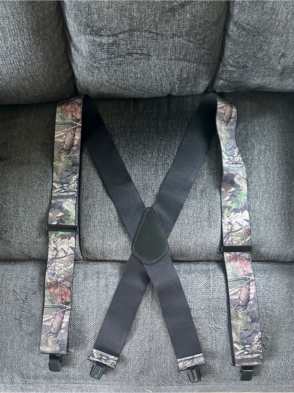 Camouflage Heavy Duty Suspenders